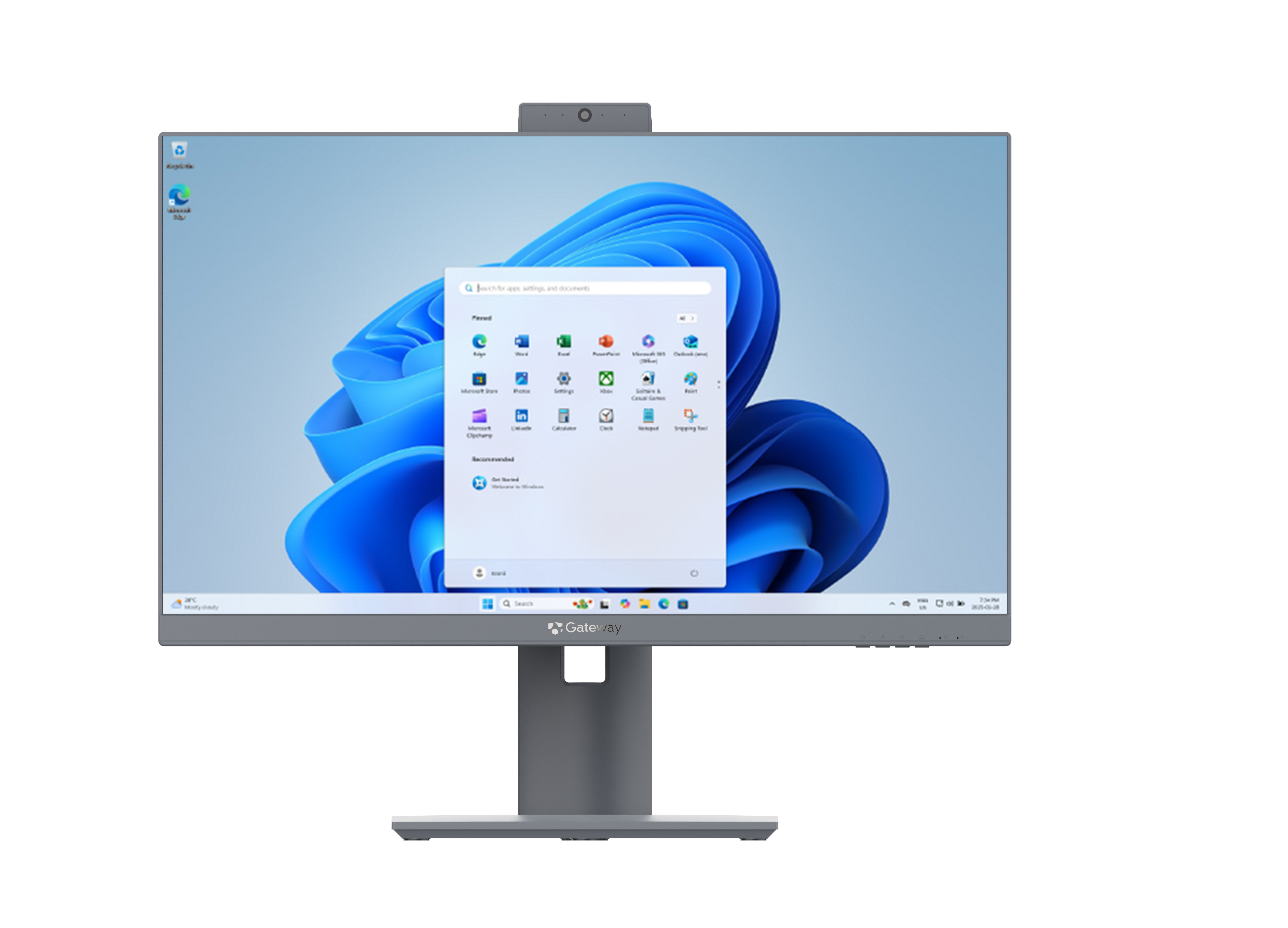 Gateway 23.8" FHD IPS All-in-one - AMD R5-7430U - 8GB RAM - 512GB SSD