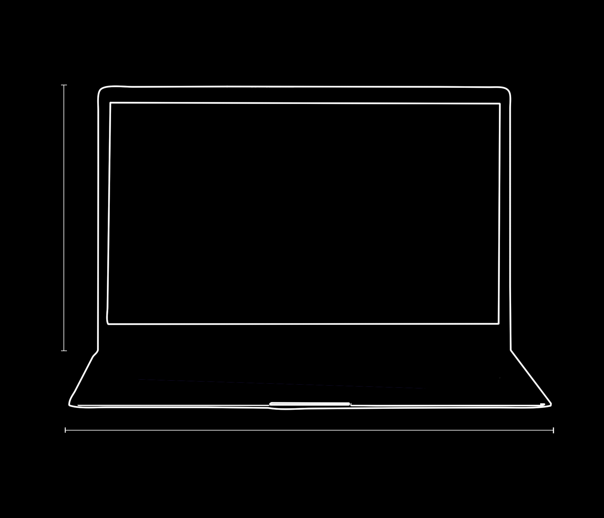 gateway outline laptop